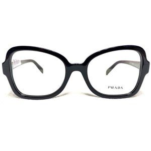 New Prada Frames Black VPR25S 1AB-1O1 51-18-135, woman's, new with case